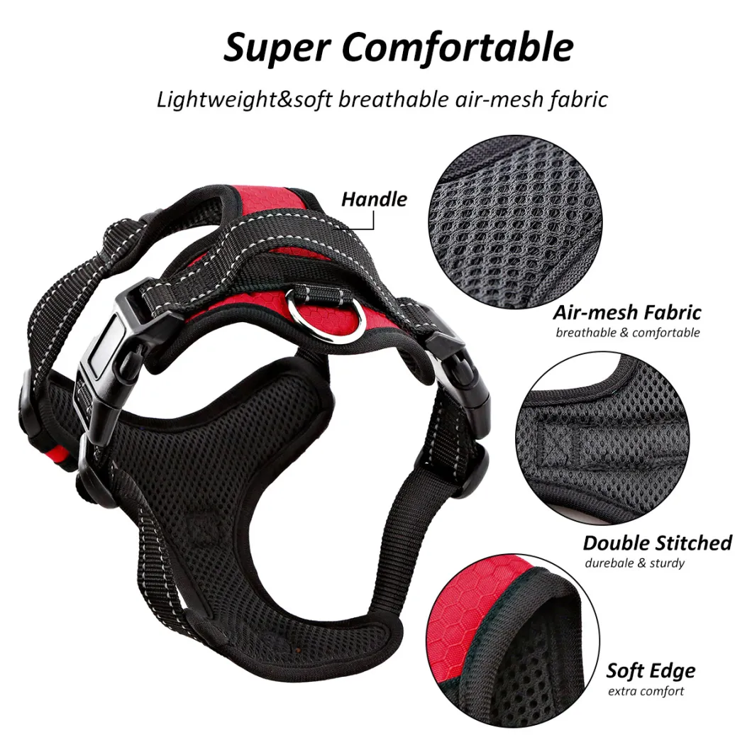 Reflective and Waterproof Fashionable Dog Harness Easy on and off