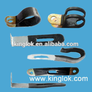 Rubber Sleeve Steel Cable Clamp Tubing Clamp