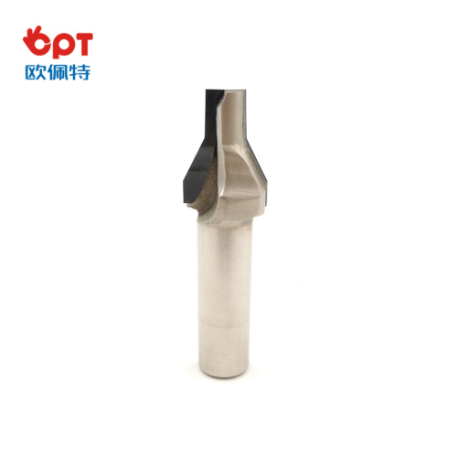 chipping PCD wood router bit drill on aluminum
