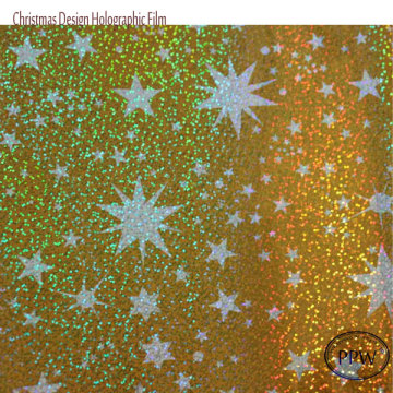 Specialty Holographic Gift wrapping paper design
