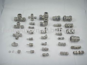double ferrule tube fitting,compression type tube fitting