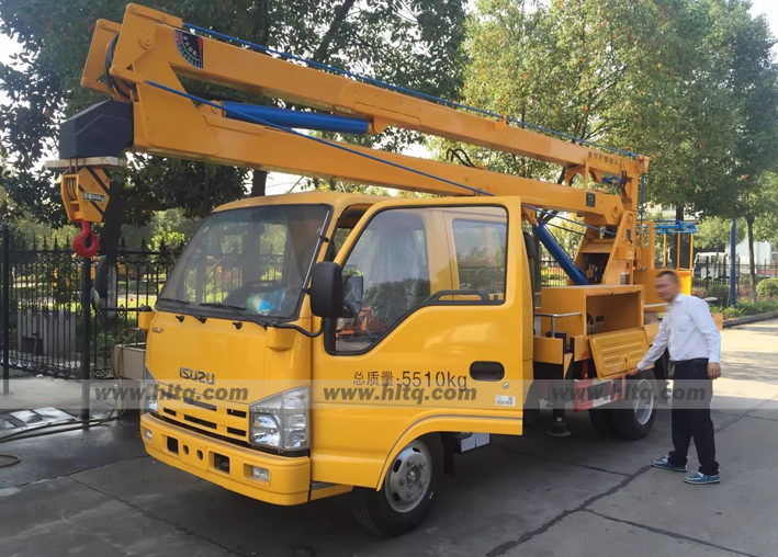 ISUZU aerial work truck