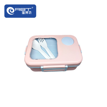 Transparent rectangular lunch box