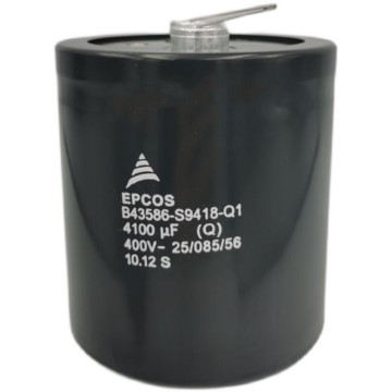 EPCOS B43586-S9418-Q1 400V 4100uF Aluminum Electrolytic Capacitor - Screw Terminal, 90x95MM