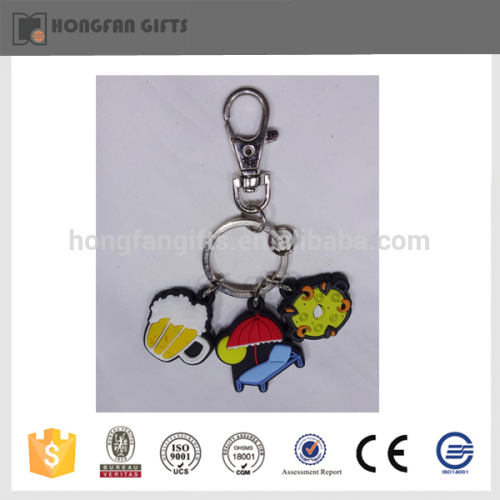 hot sell soft pvc tourist souvenir keychain