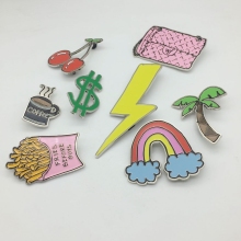 Customized Metal Pin Badge, Coffee Lapel Pin