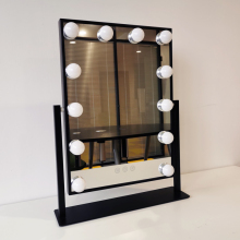 Hollywood Vanity Mirror with Dimmable LED Lights for Desktop Makeup