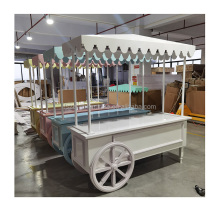 Acrylic Gold Sweet Cart Display: Wedding Decoration Flowers and Dessert Carts for Parties