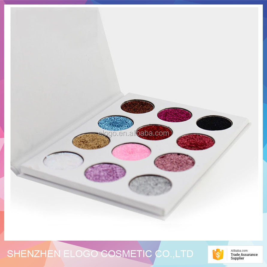 OEM/ODM Glitter Eye shadow Private Label Eyeshadow Palette 15 Colors glitter Eyeshadow Palette