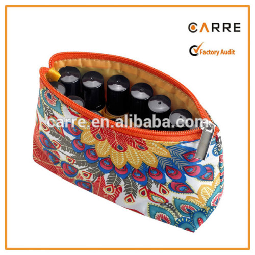 custom elegant Pure style travel essential oil pouch