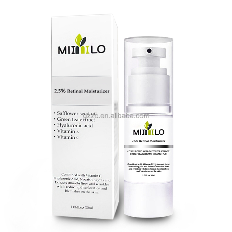 Amazon hot selling 2.5% retinol night cream moisturize face retinol cream