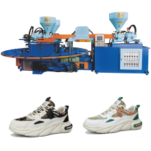 Three Color PVC Air Blowing Shoe Injection Machine