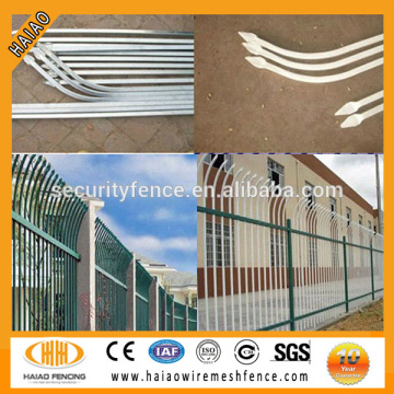 2014 PVC fencing metal spears