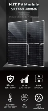 Solar Module HJT 166mm Solar Cell