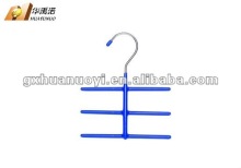 Metal tie hanger