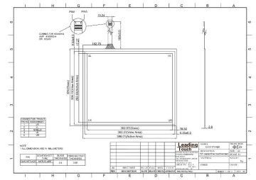 LeadingTouch 15" project Capacitive Touch Screen