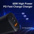 3 Port Charger 65W PD 3.0 GaN Charger