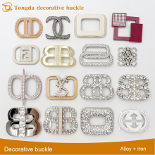 Diamond Shoe Boot Fastener with Zinc Alloy Letters