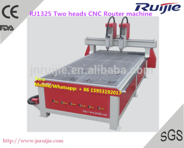 Double heads cnc engraving machine/ wood cnc router for sale