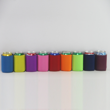 Colorful Collapsible Neoprene Beer Can Coolers