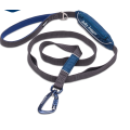 Reflective dog training pouch leash