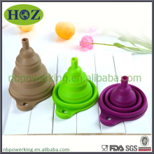 Foldable Silicone Funnel, Collapsible Silicone Funnel