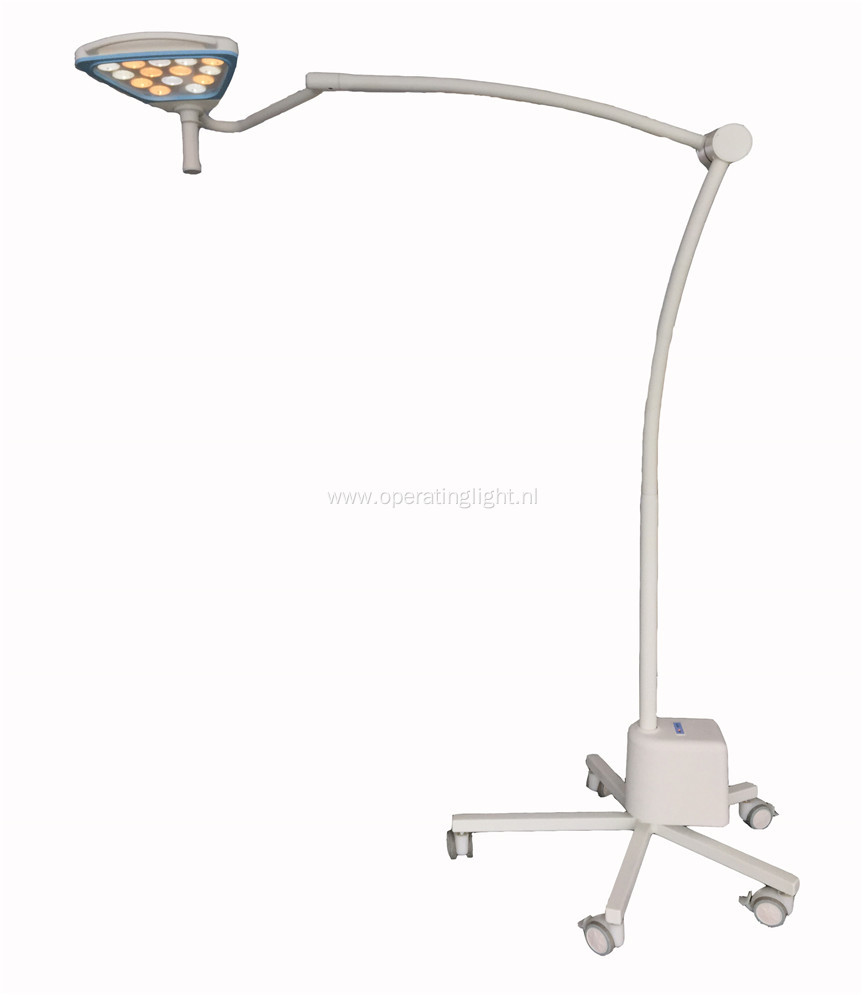 portable led examination lamp with castors