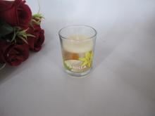 Long Burning Vanilla Scented Glass Candle