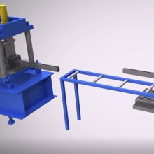 Unistrut ceiling grid system roll forming line