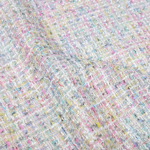 Kain Jacquard Cetak Katun Warna-warni