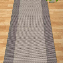 Modern Abstract Washable Hallway Rug with Rubber Backing