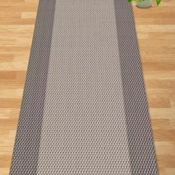 Modern Abstract Washable Hallway Rug with Rubber Backing