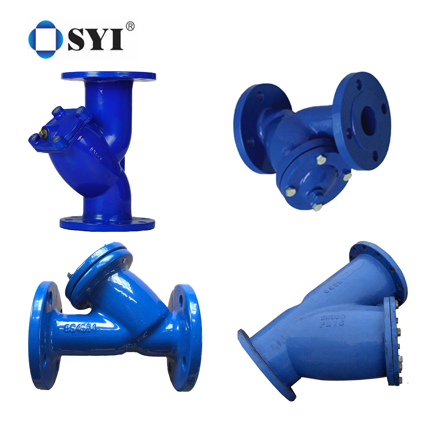 Ductile Cast Iron Flanged Y Strainer Valves DIN3202 F1 Standard Y Strainer