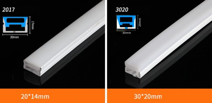 smd2835 12v 24v slim silicone IP67 waterproof flexible led strip 6mm 8mm led flex neon