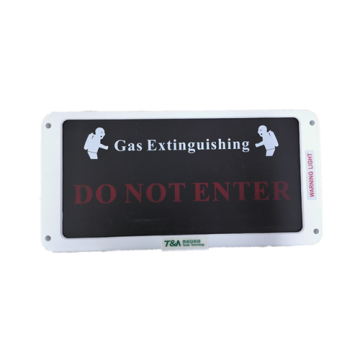 Gas Extinguishing Warning Indicator