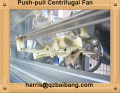 Rostfritt stål bästsäljande Ventilation/frånluftsfläkt för fjäderfähus