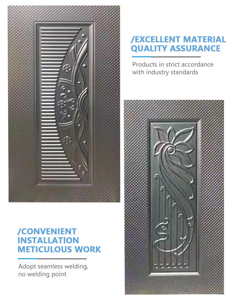cold rolled embossing skin steel door panel laminate for doors