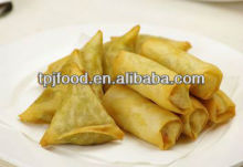 newly processed frozen spring rolls