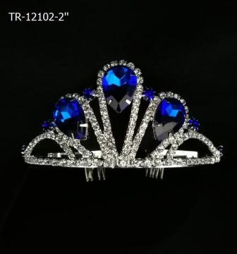 Dark Blue Stone Crowns And Tiaras