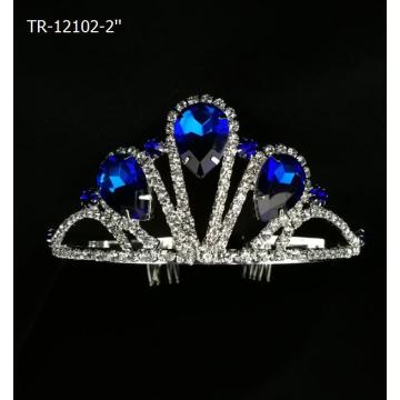 التاج الأزرق الداكن التيجان و Tiaras