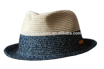 Fashion new Cotton yarn&paper braid fedora straw hats