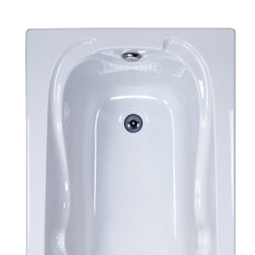 Vasca da bagno drop-in per 1 persona in acrilico bianco