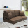 Metallrahmen Leder Kissen Sessel Sofa Set