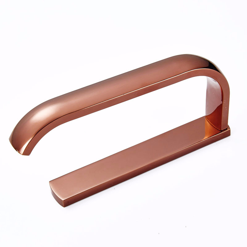 로즈 골드 종이 타월 홀더 간단한 황동 소재 종이 롤 화장실 욕실 하드웨어 펜던트