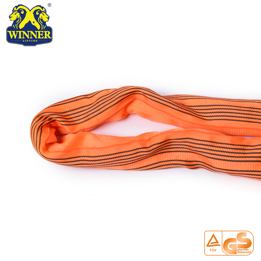 Polyester Heavy Duty WLL 10 Ton Polyester Round Sling