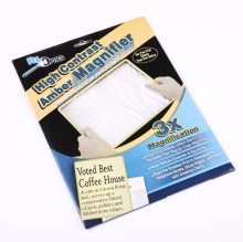 3X Magnifying Fresnel Lens A4 Page Card Magnifier 280*210mm