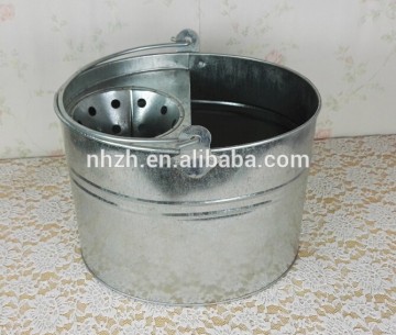 Factory price mop and bucket metal wringer mop bucket rust protection bucket mop