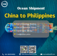 Shantou Port Ocean Freight Shipping to Davao