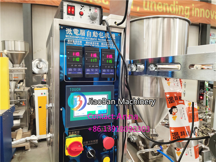 JB-150S Vertical Automatic Triangle Taper Bag Packing Machine Chips Snack Food Chocolate Beans Packaging Machinery Factory price