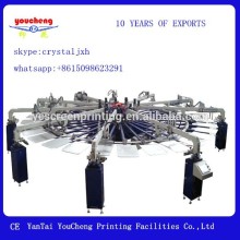 8 color 24 stations automatic cylindrical/ rotary screen printing machine